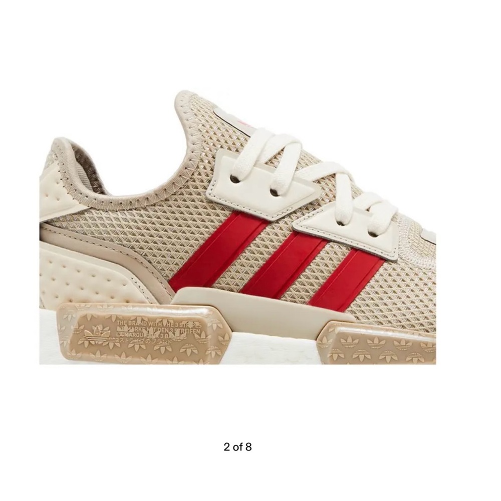 NEW Adidas Tan and Red Athletic Shoes - Picture 4 of 7